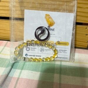 New Citrine Bracelet Life Force • Happiness • Manifestation